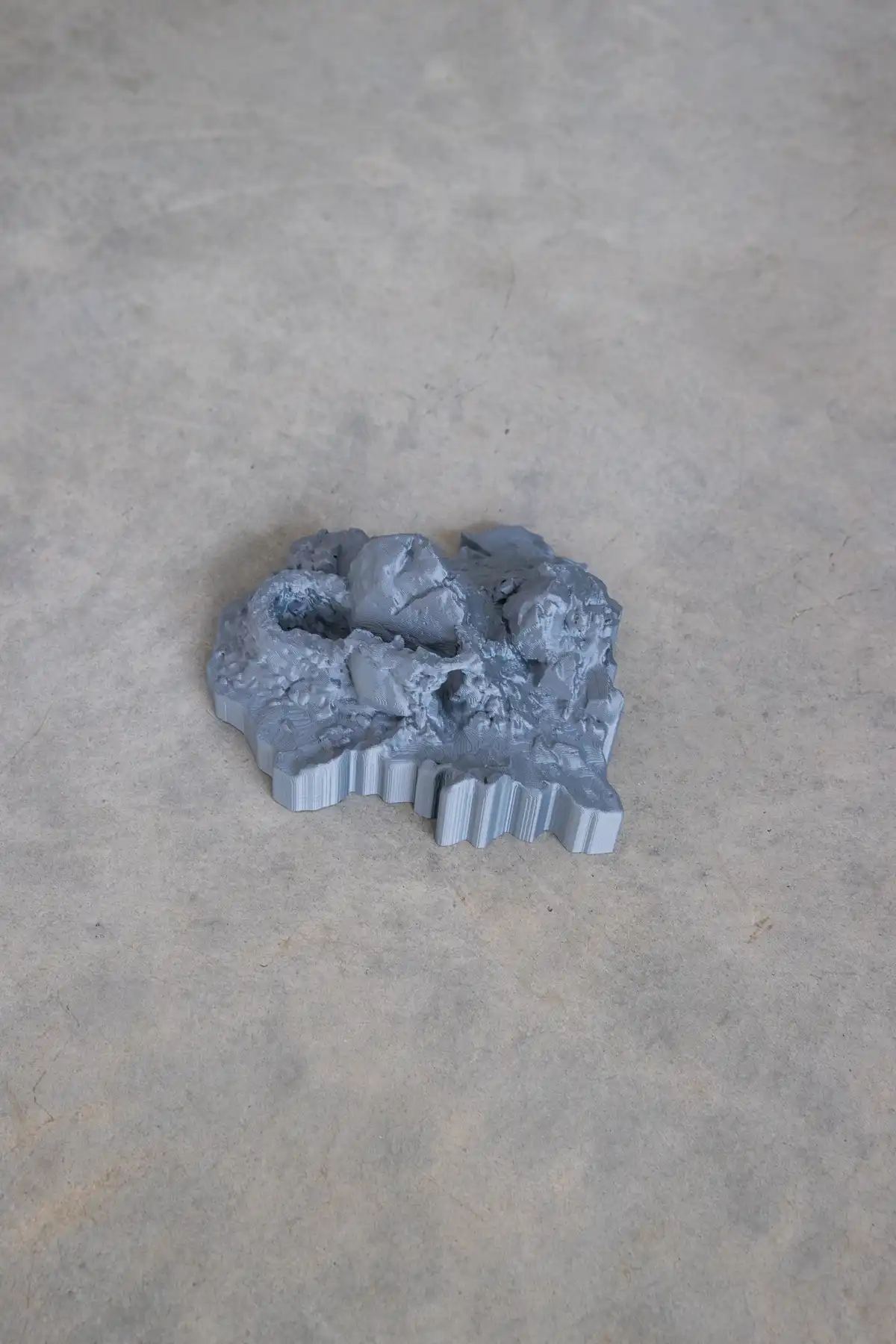 3D print of 3d scan of half keep structure